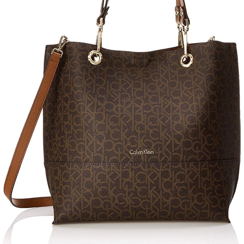 Calvin Klein 2-pc. Reversible Tote Bag & Pouch